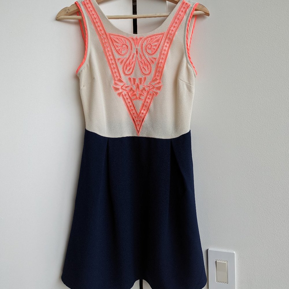 Short V-Neck Mini Dress